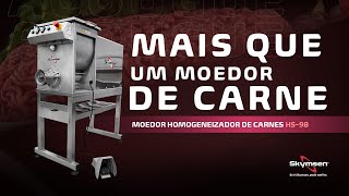 Moedor homogeneizador de carne Skymsen  HS98 [upl. by Ahsaelat]