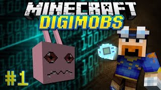 Minecraft DIGIMOBS EP 1  Koromon Tamed [upl. by Macy]