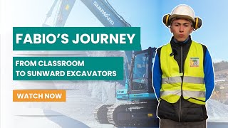 From Classroom to Sunward Excavators Fabios Journey in Construction Equipment Operation [upl. by Deidre]