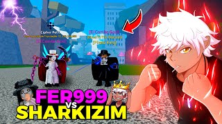 Fui PVP com a FER999 e consegui um dos titulo mais raro do Blox Fruits  Sharkizim ​ 🦈👑 fer999 [upl. by Jaquenette]