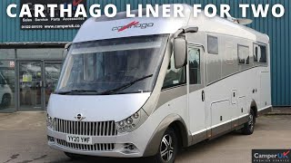 Carthago Liner for Two I 53 Motorhome For Sale at Camper UK [upl. by Vudimir]