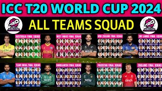 T20 World Cup 2024 All Team Squad  ICC T20 Cricket World Cup 2024 All Teams Squad  T20 WC 2024 [upl. by Esom]