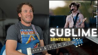 Guitar Teacher REACTS Sublime  Santeria  Coachella 2024 feat Jakob Nowell [upl. by Aerdnna434]