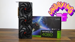 PNY XLR8 ARGB Gaming OC Verto RTX 4080 unboxing [upl. by Tannenwald]