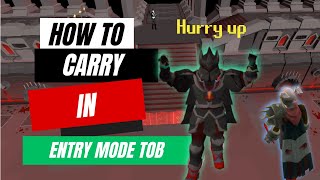 How To Help A Noob With Entry Mode ToB  OSRS [upl. by Manly]