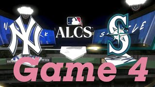 Mariners vs Yankees ALCS Game 4  Mock MLB The Show 24 Postseason [upl. by Ilujna]