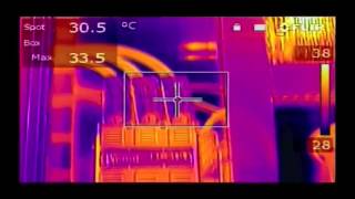 Termografía con la Cámara Termográfica FLIR T400 [upl. by Koziara]