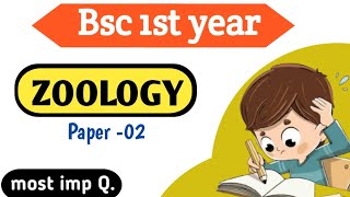 Bsc 1st year zoology important question 2024 [upl. by Rebmaed923]