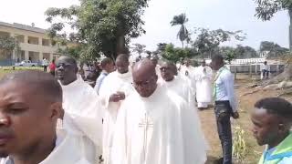 Messe de prémices de labbé WAHINDA WAHINDA Sosthène au petit Séminaire Saint Jean de Libreville [upl. by Pierre312]