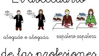 Las profesiones vocabulario [upl. by Ardnaid789]