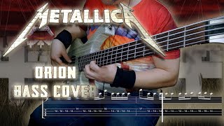 Orion  Metallica Bass Cover with Tab [upl. by Timothee]