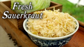 Making Fresh Sauerkraut  18th Century Cooking [upl. by Alexandra269]