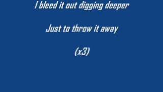 LinkinPark  Bleed It Out Lyrics [upl. by Brainard333]