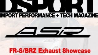 DSPORT 122 FRSBRZ Exhaust Showcase  ASR Muffler Delete [upl. by Charlotta274]