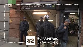 Man shot in the head on Brooklyn subway platform 1 in custody [upl. by Aivalf]