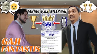 SAYA MENDAPATKAN TAWARAN GAJI FANTASTIS UNTUK MELATIH KLUB PSIS SEMARANG [upl. by Eizzil]