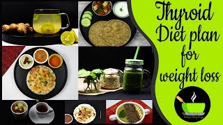 Thyroid Diet Plan For Weight Loss  Vegetarian Thyroid Diet  Diet Plan To Lose Weight Fast [upl. by Nnaeel]