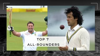 Top 07 Allrounders In Cricket World [upl. by Diraf766]