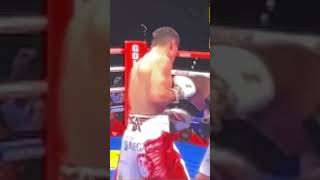 UpCloseSloMo William Zepeda patented left to body then left uppercut vs Hughes boxeo boxing [upl. by Ujawernalo]