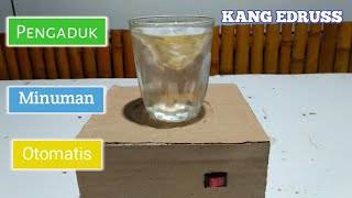 Cara membuat Alat Pengaduk minuman otomatis dari kardus [upl. by August]