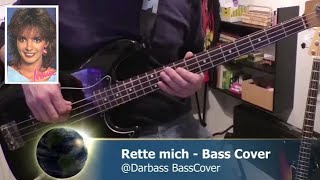 Nena Cover Rette mich  Bass Cover amp Bass Solo 🎧 [upl. by Carrissa756]