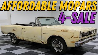 10 Affordable Mopar Classic Cars for Sale  Daily Drivers  Plymouth Dodge amp Chrysler Cars 4Sale [upl. by Assilym891]