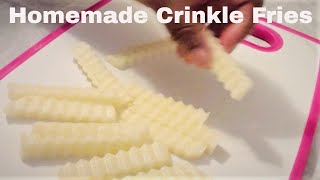 Make Your Own Crinkle Fries [upl. by Ahsienek]