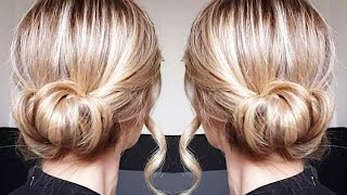 Chignon Chic Facile  Astuce avec une tresse  AngeliaHair [upl. by Mcdonald418]