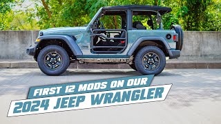 First 12 Mods for the 2024 Jeep Wrangler [upl. by Noraj437]