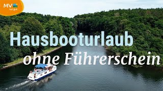 Ein Hausboot  2 Paare und eine unvergessliche Zeit in der Mecklenburgischen Seenplatte [upl. by Sined]