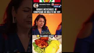 Comida Peruana sorprendente madres probando [upl. by Thier]