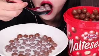 ZOEY ASMR BITES ONLY MALTESERS amp MILK ASMR [upl. by Kamerman]