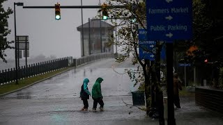 Uragano Florence prime inondazioni in Carolina del Nord [upl. by Airt]