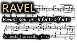 Ravel  Pavane 亡き王女のためのパヴァーヌ  モーリス・ラヴェル with score [upl. by Samuele627]