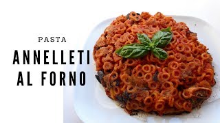 PASTA AL FORNO ANELLETTI con melanzane  RICETTE DI GABRI Kitchen Brasita [upl. by Dobson960]