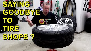 Mount and Balance Tires at Home Manual Tire Changer amp Bubble Balancer [upl. by Erbua]