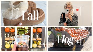 FALL VLOG 2023  Pumpkin Farm Mall Shopping New Uggs Unboxing  Amazon Haul ♡ Boxycharm Unboxing [upl. by Lotte]