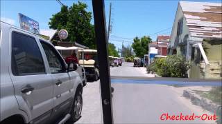 Golfcart ride through Dunmore Town  Harbour Island [upl. by Notsgnik]