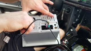 Einbau Android 51 Radio in E Klasse W211 Mercedes Benz Anleitung Deutsch [upl. by Krause]