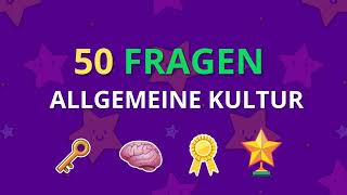 Wie gut ist dein Allgemeinwissen Mach dieses 50FragenQuiz um es herauszufinden [upl. by Anatnas]