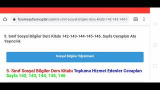 5 Sınıf Sosyal Bilgiler Ata Yayıncılık Sayfa 142 143 144 145 146 [upl. by Harden434]