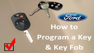 How to Program a Ford key and key fob with ease [upl. by Alyson]