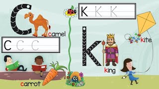 Letter c and Letter k jolly phonics [upl. by Eigram]