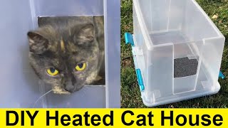 DIY Heated Cat House [upl. by Hussar]