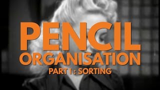 Pencil Organisation I  Sorting  ✎WampG✎ [upl. by Haroppiz]