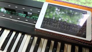 Ensoniq ESQ1 Synthesizer editor Patch Base for iPad [upl. by Duile]