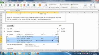 CÁLCULO DE COSTO DE IMPORTACIÓNwmv [upl. by Gauthier]