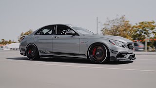 MercedesBenz C63S AMG Edition 1 Brutal Sound  Loud Revs amp Fly By  Titanium Exhaust Upgrade [upl. by Kai887]