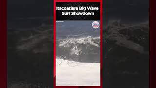 Surfers Conquer 13Foot Waves at Itacoatiara Big Wave Event  shorts surfers brazil [upl. by Hilary]