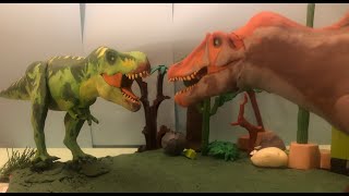 Spinosaurus Vs Indominus Rex  Animated Short Film [upl. by Adlemy323]